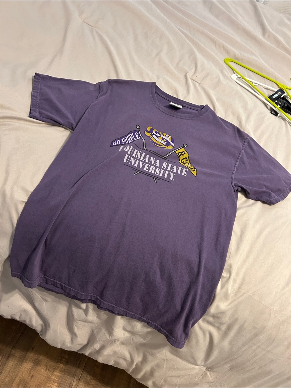 Louisiana State University Purple Short-Sleeve Graphic Tee